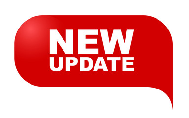 red vector banner new update