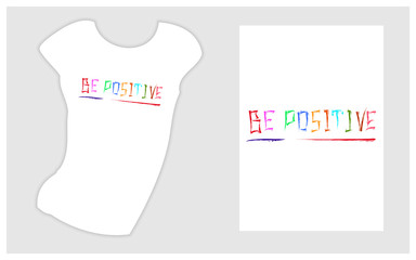 slogan abstract art for tee design.