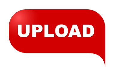 red vector banner upload