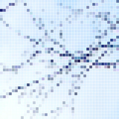 abstract vector square pixel mosaic background