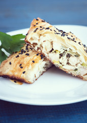 Strudel de pollo