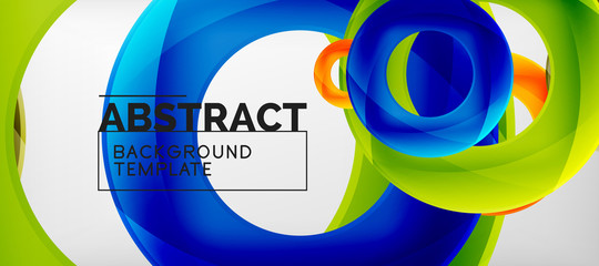 Vector rings abstract background