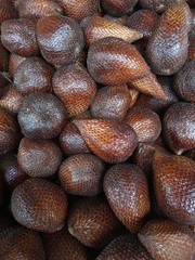 Flat Lay of Snake Fruits