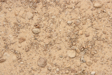 Sand and gravel as background