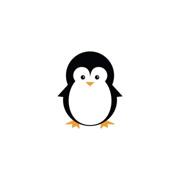 illustration penguin icon logo