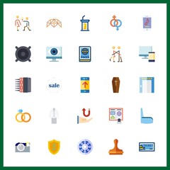 25 man icon. Vector illustration man set. net climber and device icons for man works