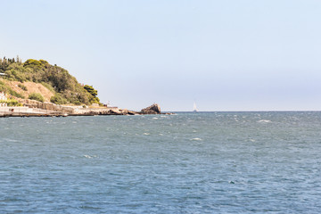 Fototapeta na wymiar Horizon at the coast.