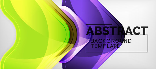 Light effects glossy arrows background