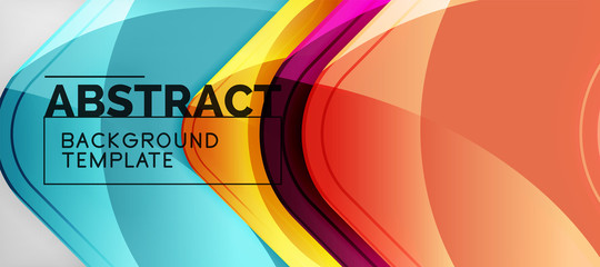 Techno lines, hi-tech futuristic abstract background template with arrow shapes