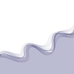 Vector abstract blue background. Abstract vector background, color flow waved lines for brochure, website, flyer design.