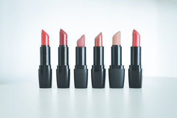 Set of professional lipsticks