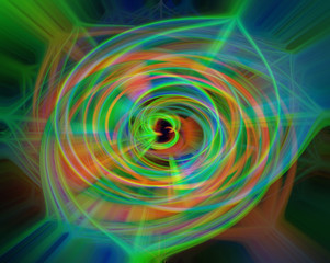 Obraz premium illustration made with the twirl effect for backgrounds, wallpapers and overlays - Illustration