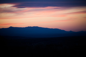Fototapeta premium wspaniały widok o zachodzie słońca