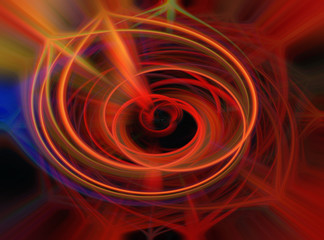 illustration made with the twirl effect for backgrounds, wallpapers and overlays - Illustration