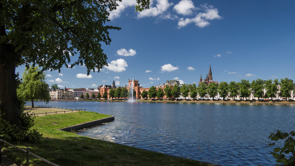 Schwerin Pfaffenteich Sommer HD Format