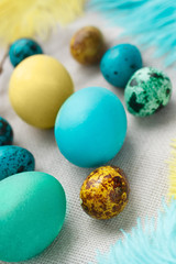 colorful easter eggs