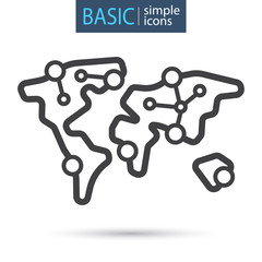 artificial intelligence simple icon