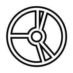 Obraz premium artificial intelligence simple icon