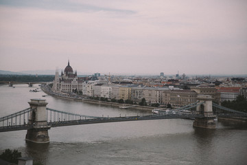 Fototapeta premium chain bridge in budapest