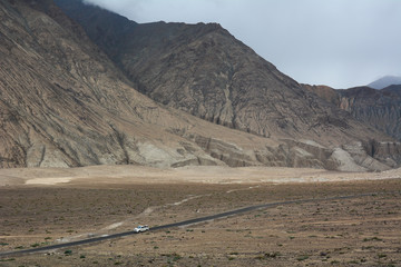 Mountain road in Ladakh, North of India
