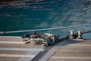 Cordage à quai
