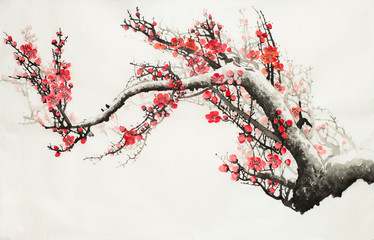 plum blossom branch
