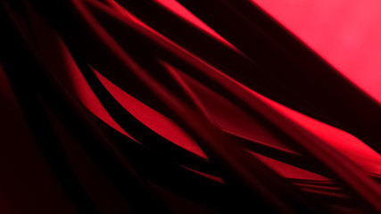 Light and soft dark-red fabric, material for fashionable silky dress, background