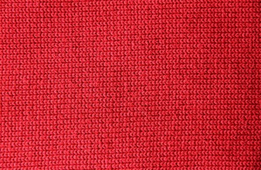 red knitted fine wool fabric can be used as background