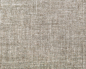 Textured beige-gray natural fabric . 