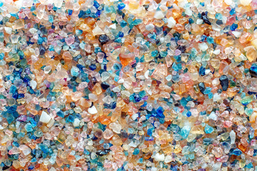 Small colorful stones background pattern