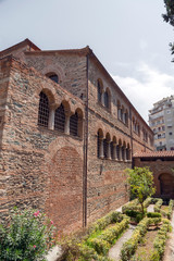 Fototapeta premium Exterior view of the Byzantine chuch of Acheiropoietos in Thessaloniki