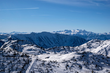 Ansichten vom Feuerkogel bei Ebensee in Oberösterreich