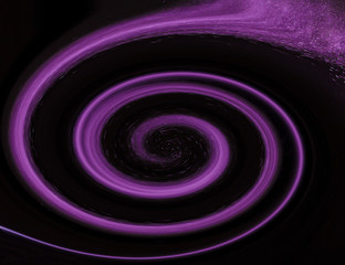 Spiral spray of air freshener for the room.