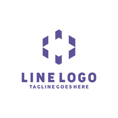 Line Logo / Geometric Icon / Modern Symbol Design Inspiration