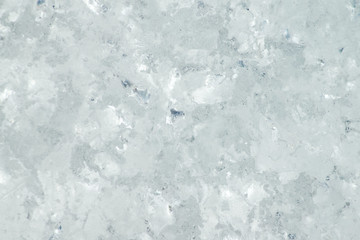 texture of white ice.