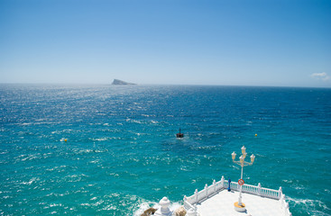 View of coast benidorm,Spain, in summer - 255785271