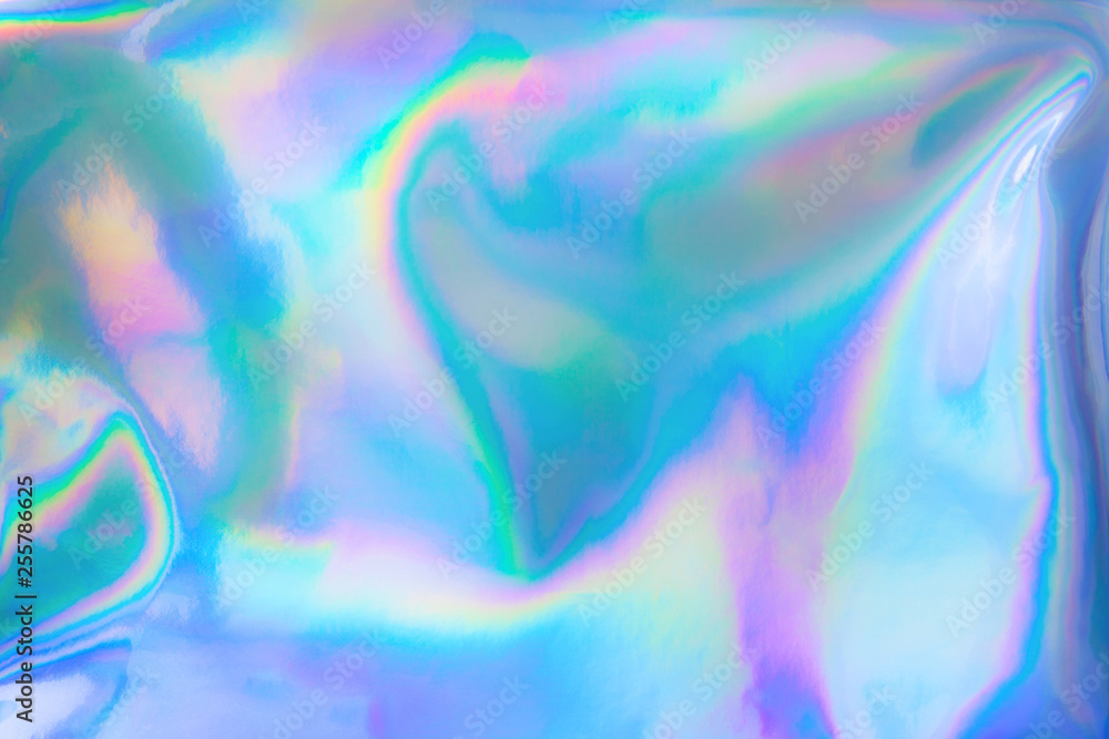 Poster abstract modern pastel colored holographic background in 80s style. synthwave. vaporwave style. retr