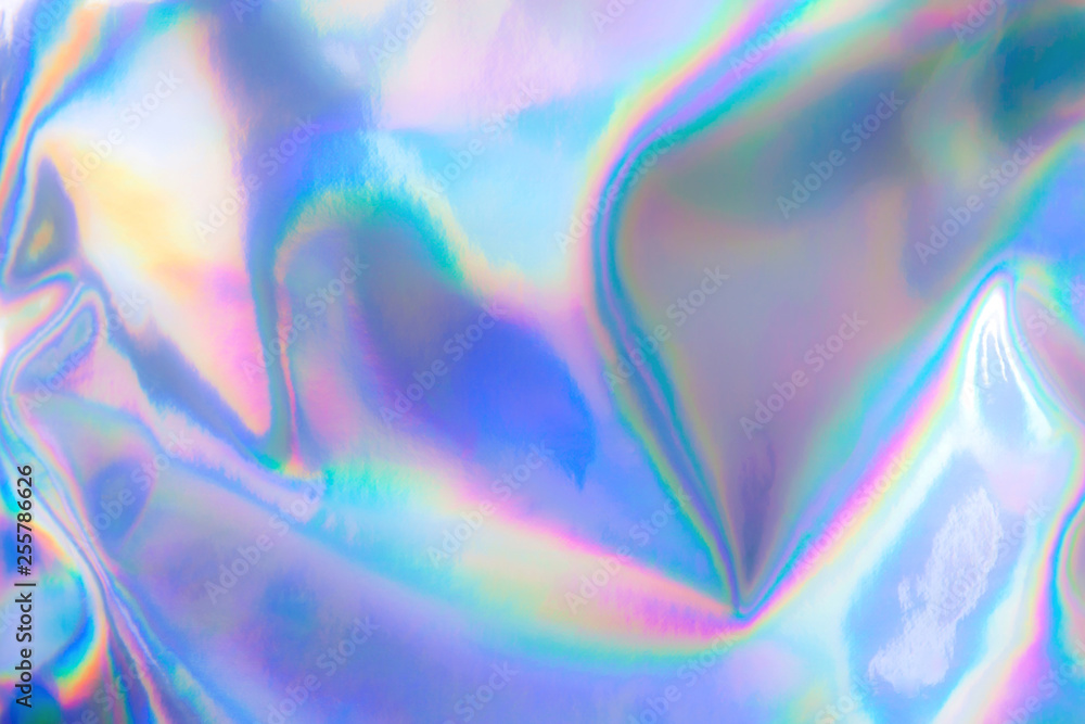 Poster abstract modern pastel colored holographic background in 80s style. synthwave. vaporwave style. retr