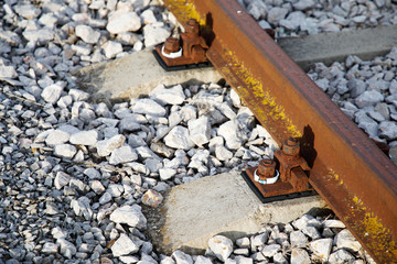 Railway close up