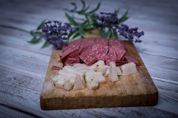 Bulgarian meat, dinner with meat 