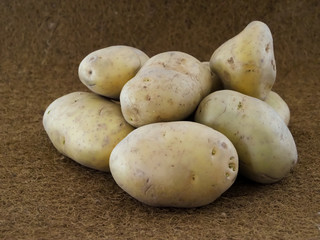fresh potatoes from last harvest