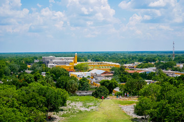 Obraz premium Panoramic view of Izamal at Yucatan