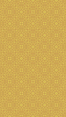 Ornate geometric pattern and two-tone abstract background