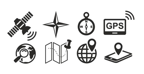 Map and Location Icons