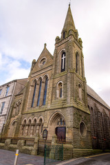 Fototapeta na wymiar Presbyterian Church in Caernarfon - Gwynedd - Wales