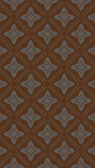 Ornate geometric pattern and two-tone abstract background