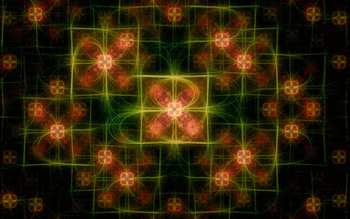 digital generated image in the form of abstract geometric shapes of various shades and colors for use in web design and computer graphics