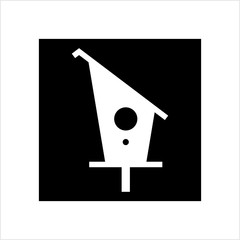 Bird House Icon, Nest, Bird House