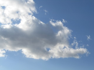 blue sky with clouds