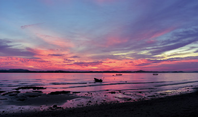 Fototapeta premium sunset over sea